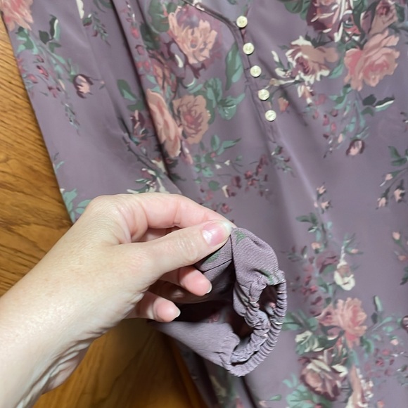🌸 Chaps Blouse (purple) - Picture 5 of 8
